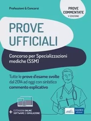 cover image of Specializzazioni Mediche--Prove ufficiali commentate